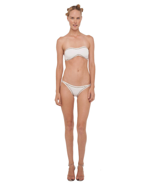 SUNGLASS BRA WITH STUD TRIM