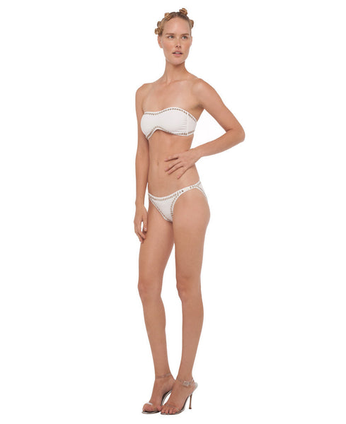 SUNGLASS BRA WITH STUD TRIM