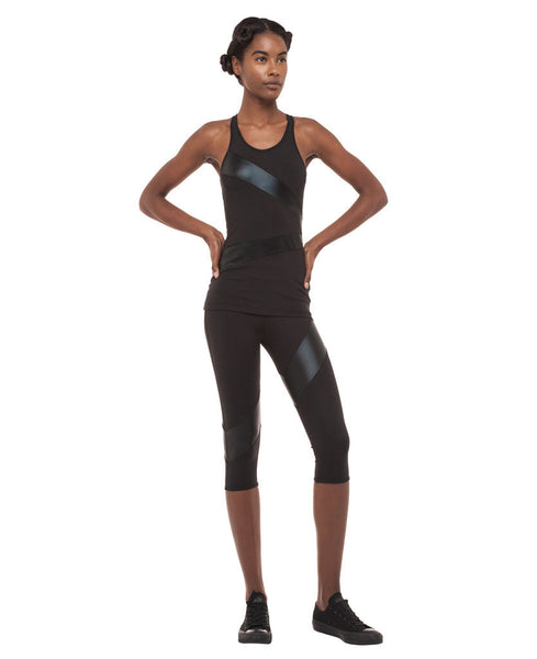 SPLICED DIAGONAL CAPRI