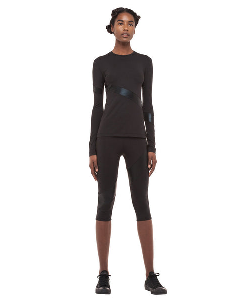 SPLICED DIAGONAL CAPRI