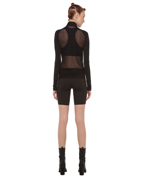 ZIP JACKET WITH MESH BACK